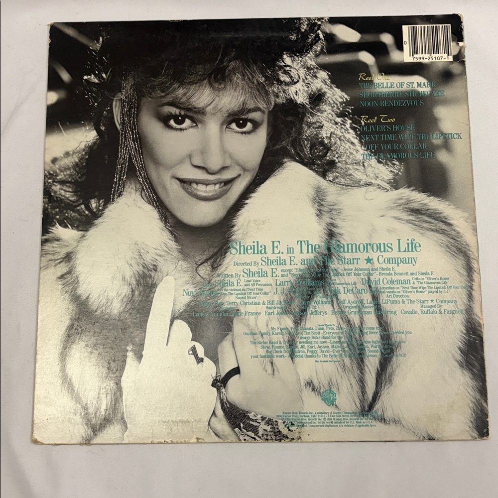 Sheila E. In The Glamorous Life Vinyl Lp '84 - Picture 3 of 5